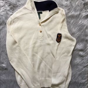 LAUREN RALPH LAUREN SWEATER TURTLE NECK SIZE L